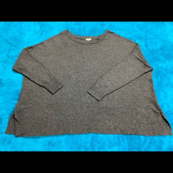 L’Agence oversized boat neck thin knit sweater pullover - Picture 4 of 9